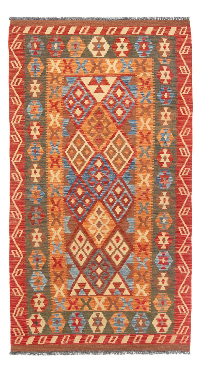 Tappeto corsia Tappeto Kelim - Splash - 206 x 104 cm - multicolore