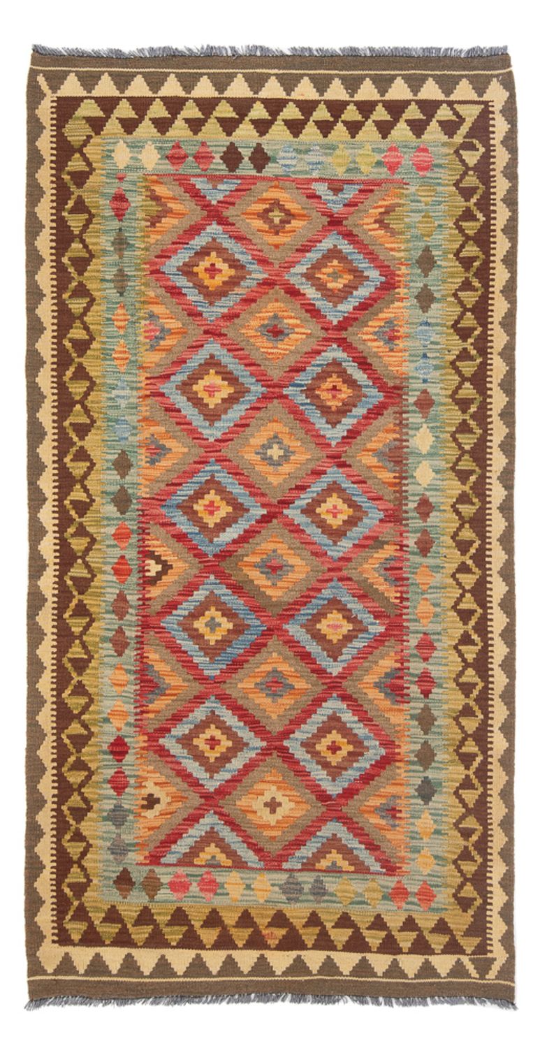 Tappeto corsia Tappeto Kelim - Splash - 201 x 107 cm - multicolore
