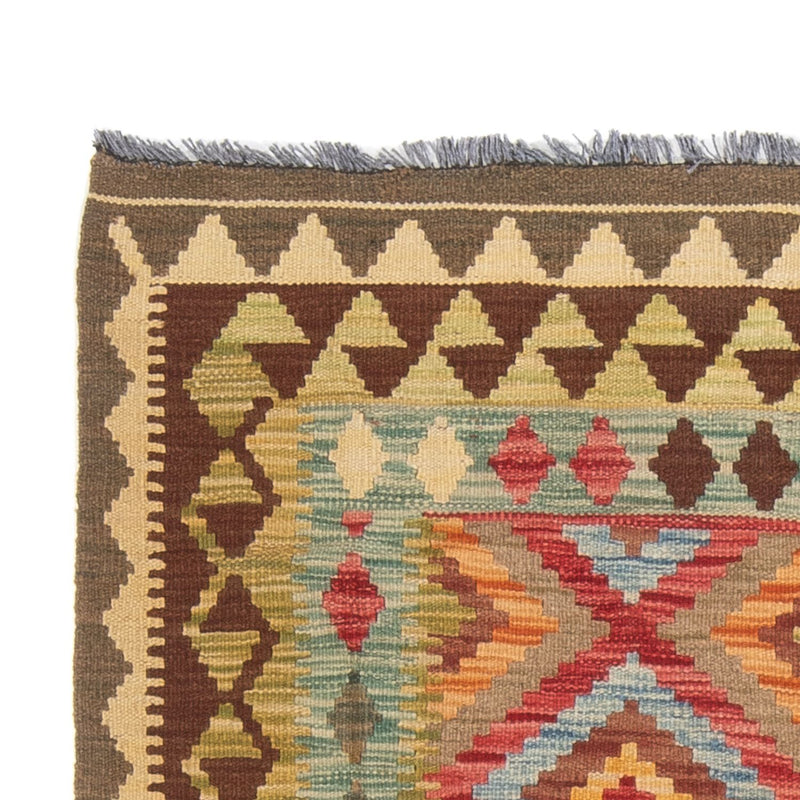 Tappeto corsia Tappeto Kelim - Splash - 201 x 107 cm - multicolore