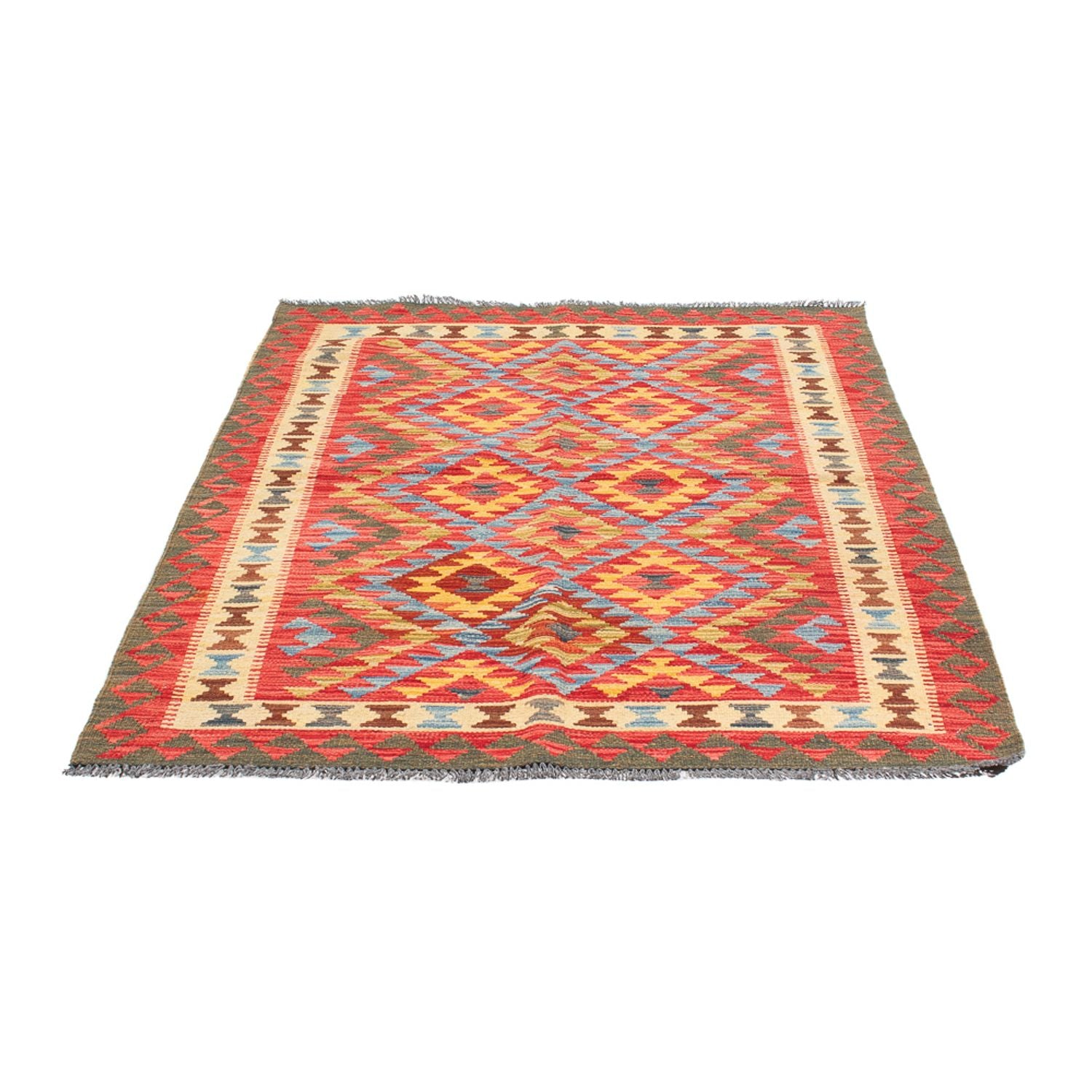 Tappeto Kelim - Splash - 152 x 112 cm - multicolore