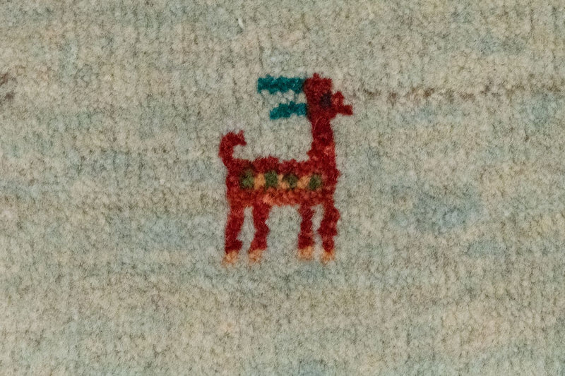 Tappeto Gabbeh - Persero - 60 x 40 cm - multicolore