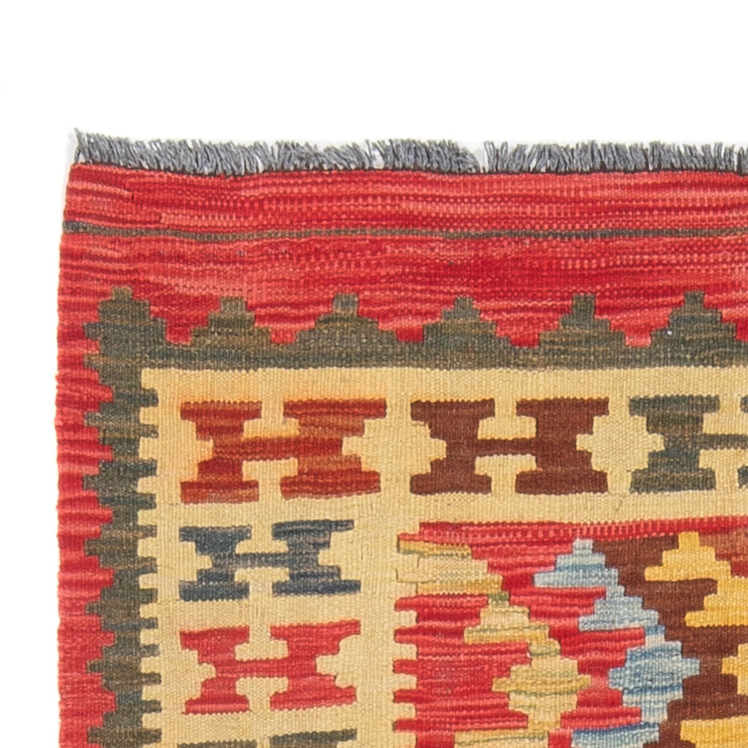 Tappeto corsia Tappeto Kelim - Splash - 201 x 94 cm - multicolore