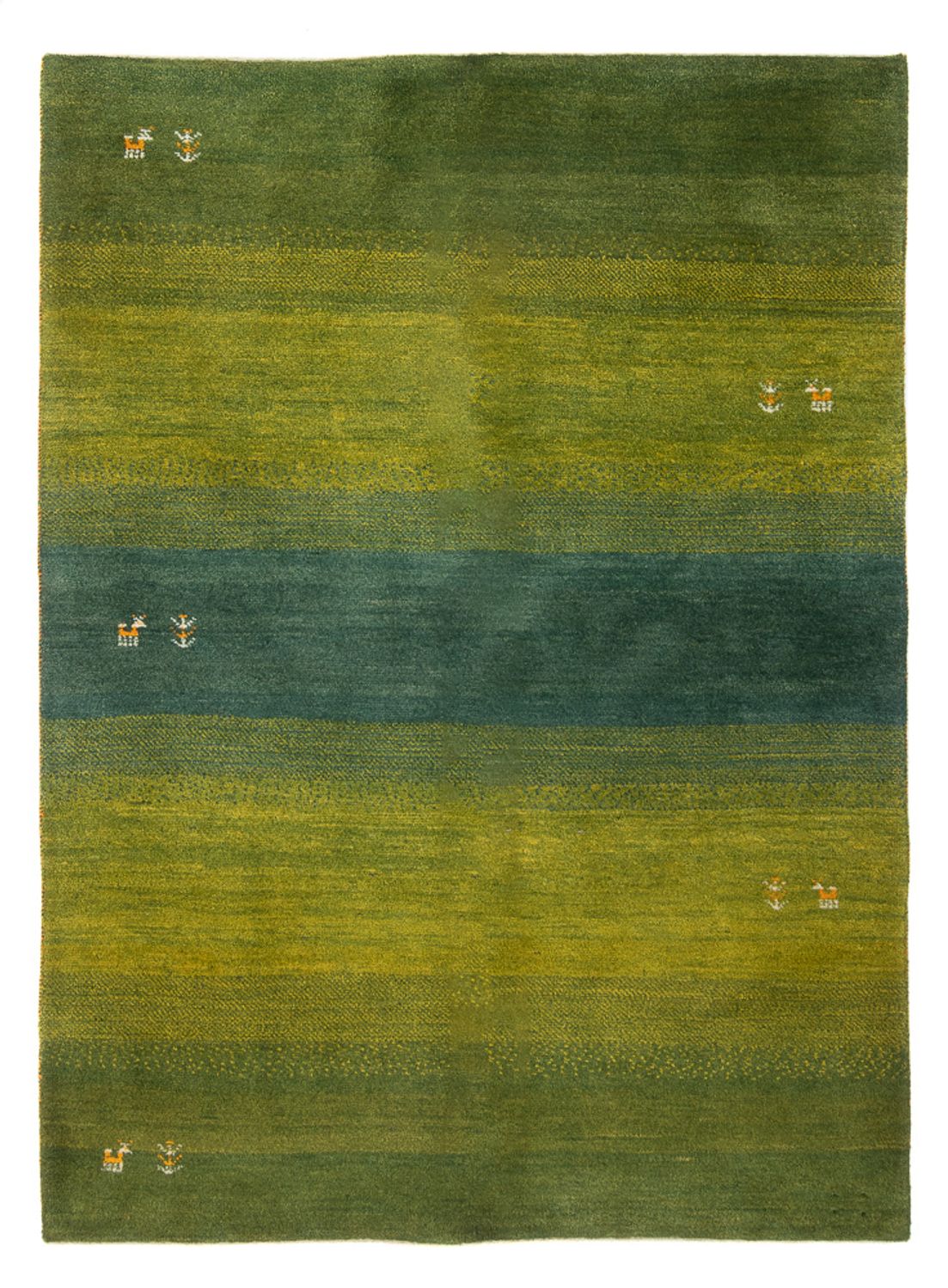 Tappeto Gabbeh - Persero - 202 x 149 cm - verde