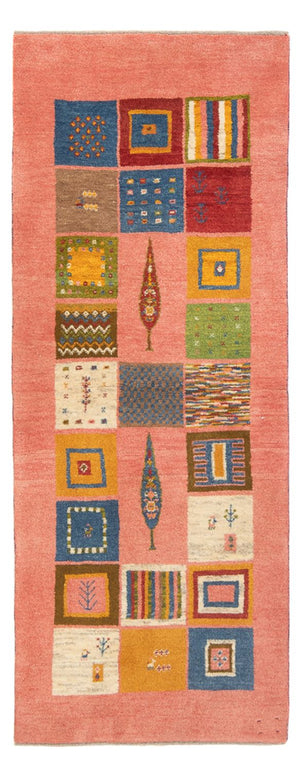 Tappeto corsia Tappeto Gabbeh - Persero - 198 x 83 cm - multicolore