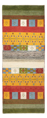 Tappeto corsia Tappeto Gabbeh - Persero - 200 x 82 cm - multicolore