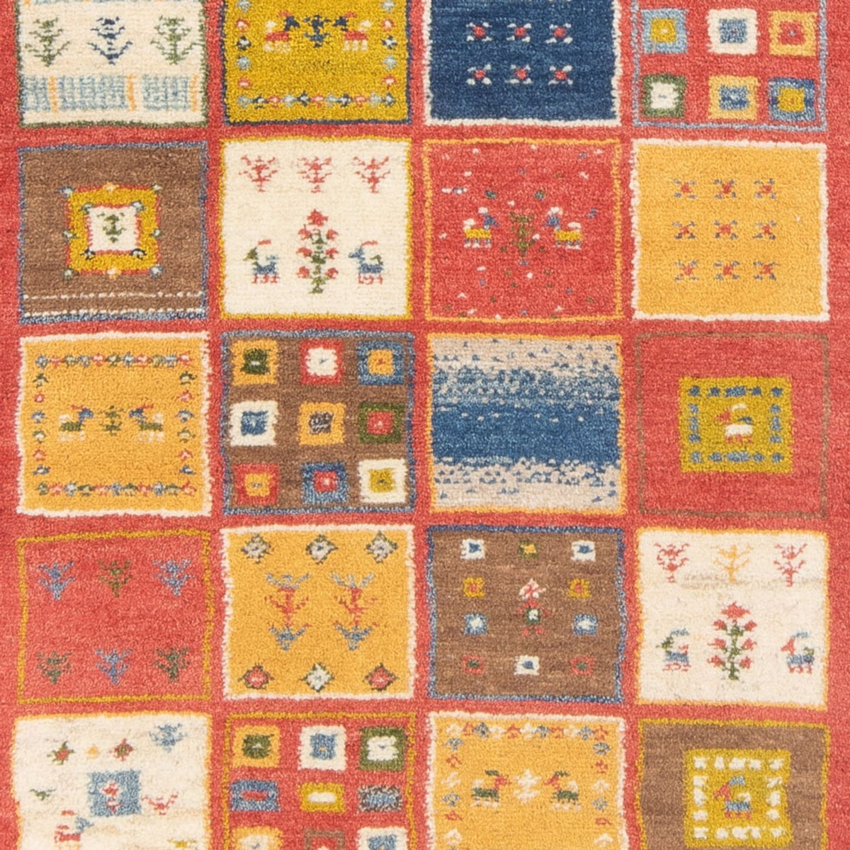 Tappeto corsia Tappeto Gabbeh - Persero - 197 x 88 cm - multicolore