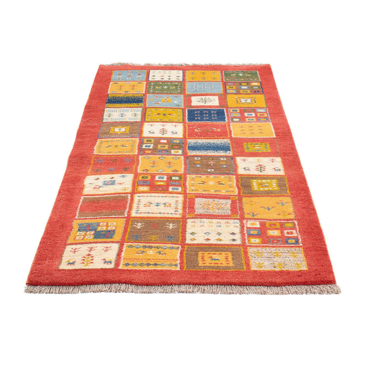 Tappeto corsia Tappeto Gabbeh - Persero - 197 x 88 cm - multicolore