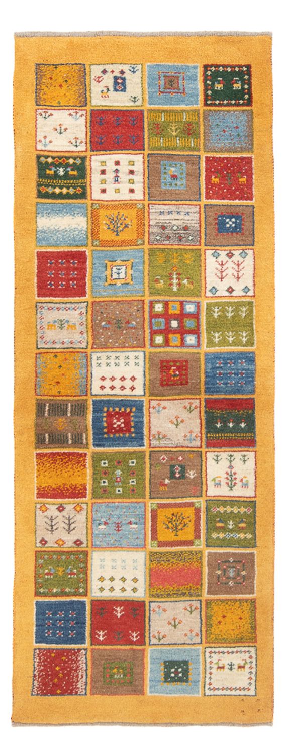Tappeto corsia Tappeto Gabbeh - Persero - 193 x 80 cm - multicolore