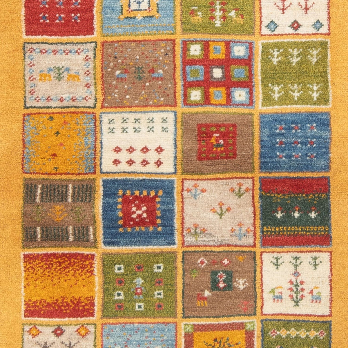 Tappeto corsia Tappeto Gabbeh - Persero - 193 x 80 cm - multicolore