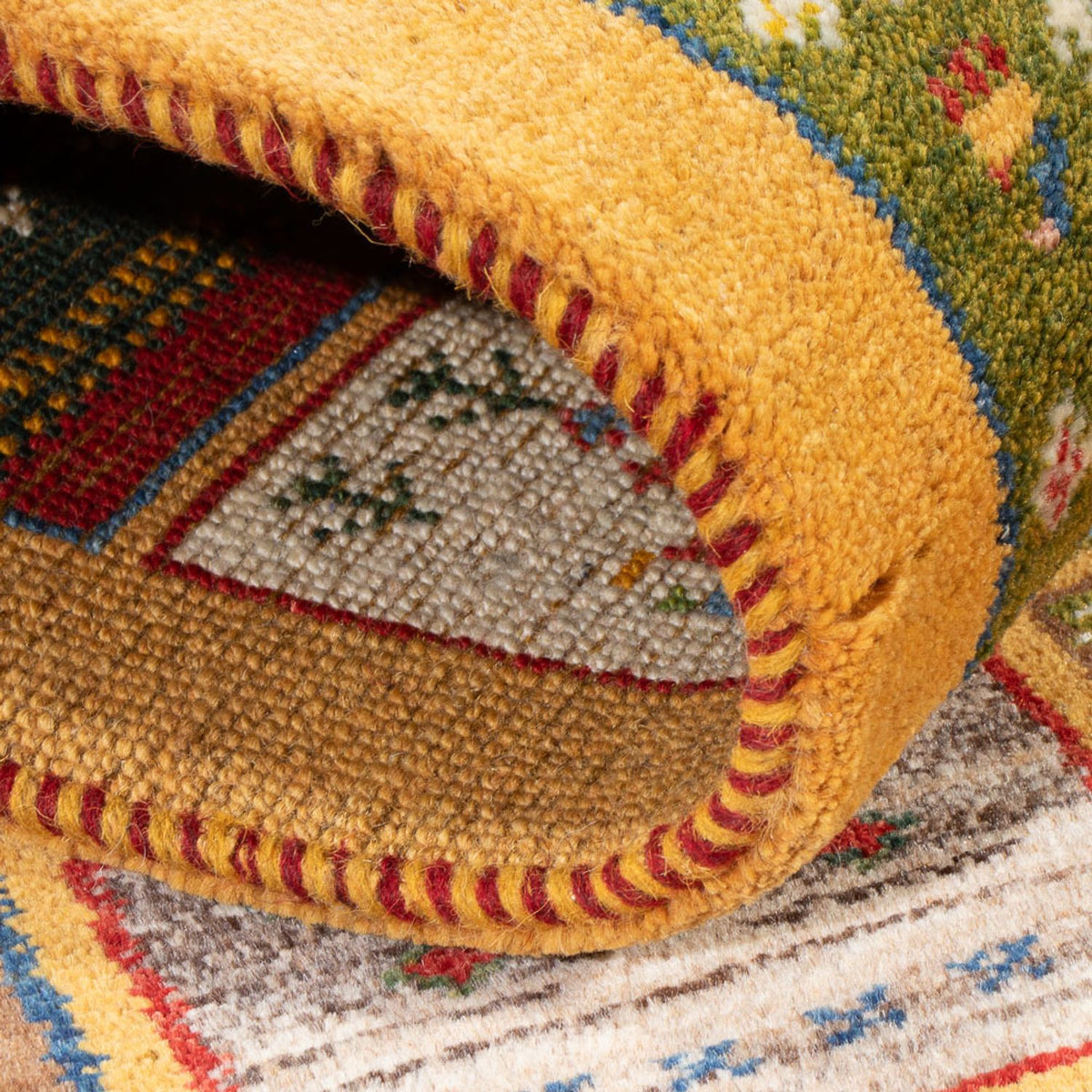 Tappeto corsia Tappeto Gabbeh - Persero - 193 x 80 cm - multicolore