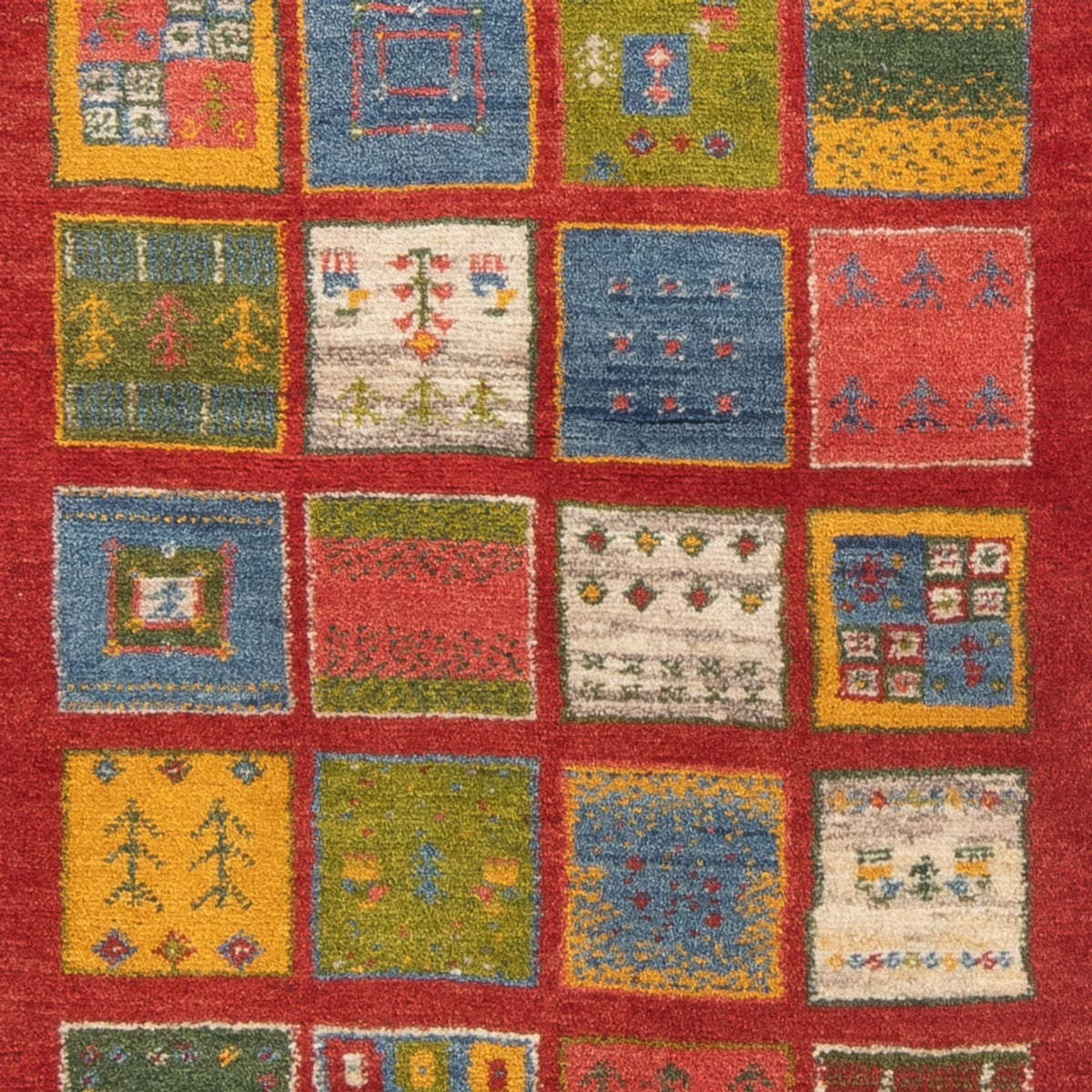 Tappeto corsia Tappeto Gabbeh - Persero - 190 x 82 cm - multicolore