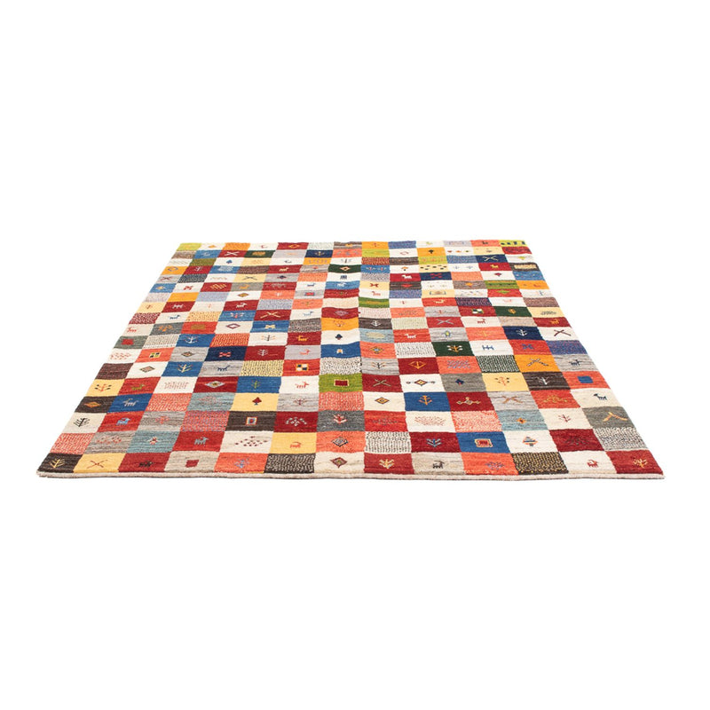 Tappeto Gabbeh - Persero - 201 x 157 cm - multicolore