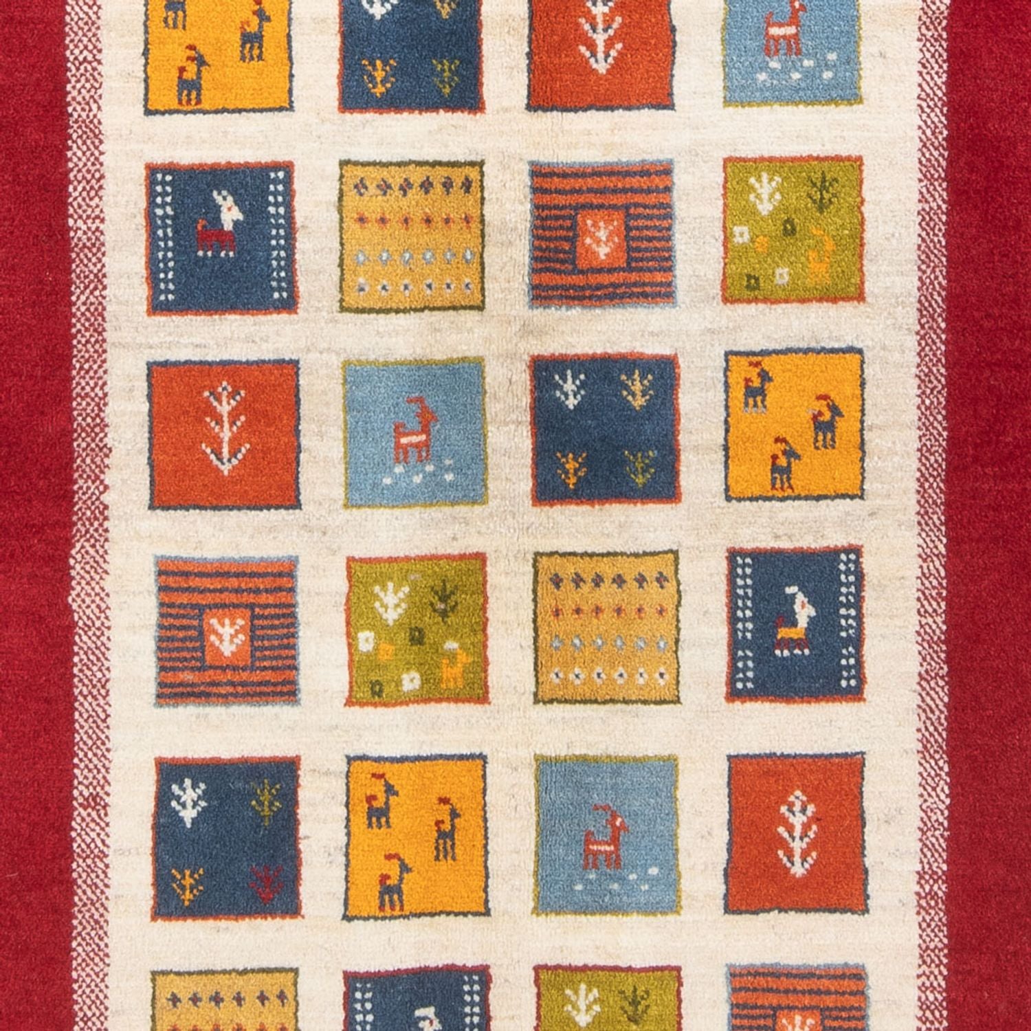 Tappeto Gabbeh - Persero - 204 x 157 cm - multicolore