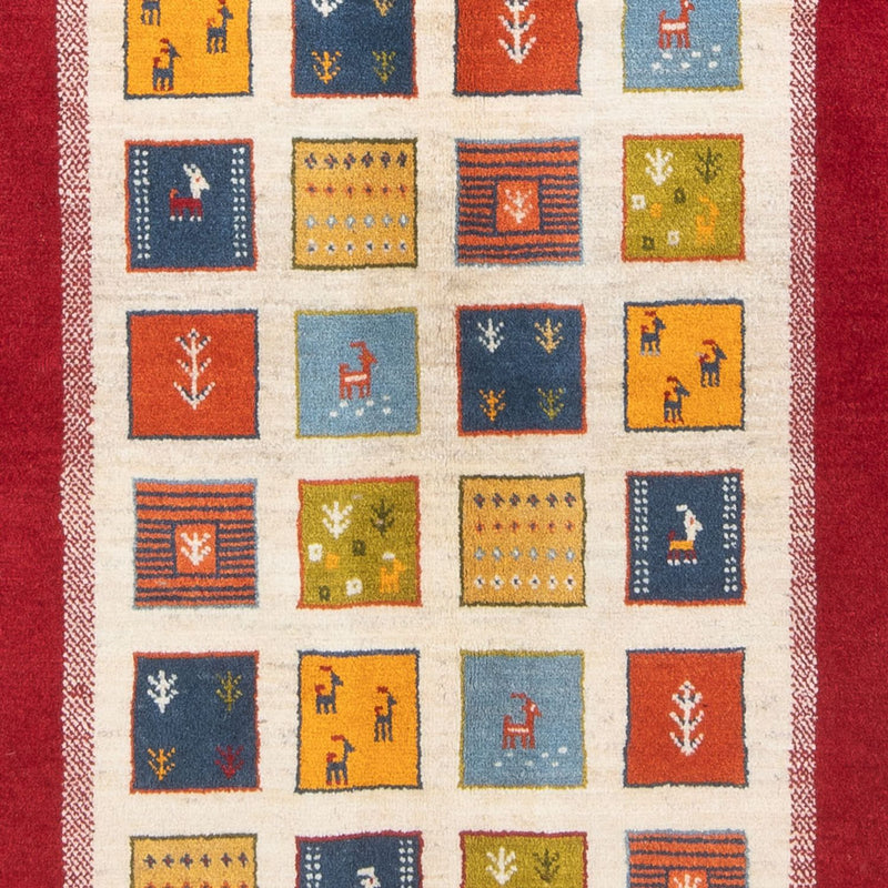 Tappeto Gabbeh - Persero - 204 x 157 cm - multicolore