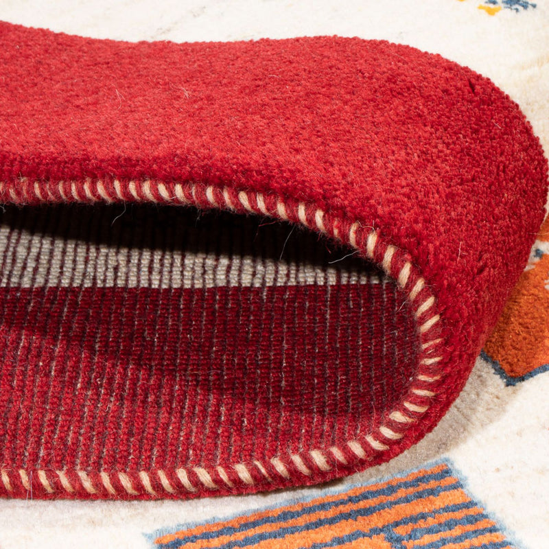 Tappeto Gabbeh - Persero - 204 x 157 cm - multicolore