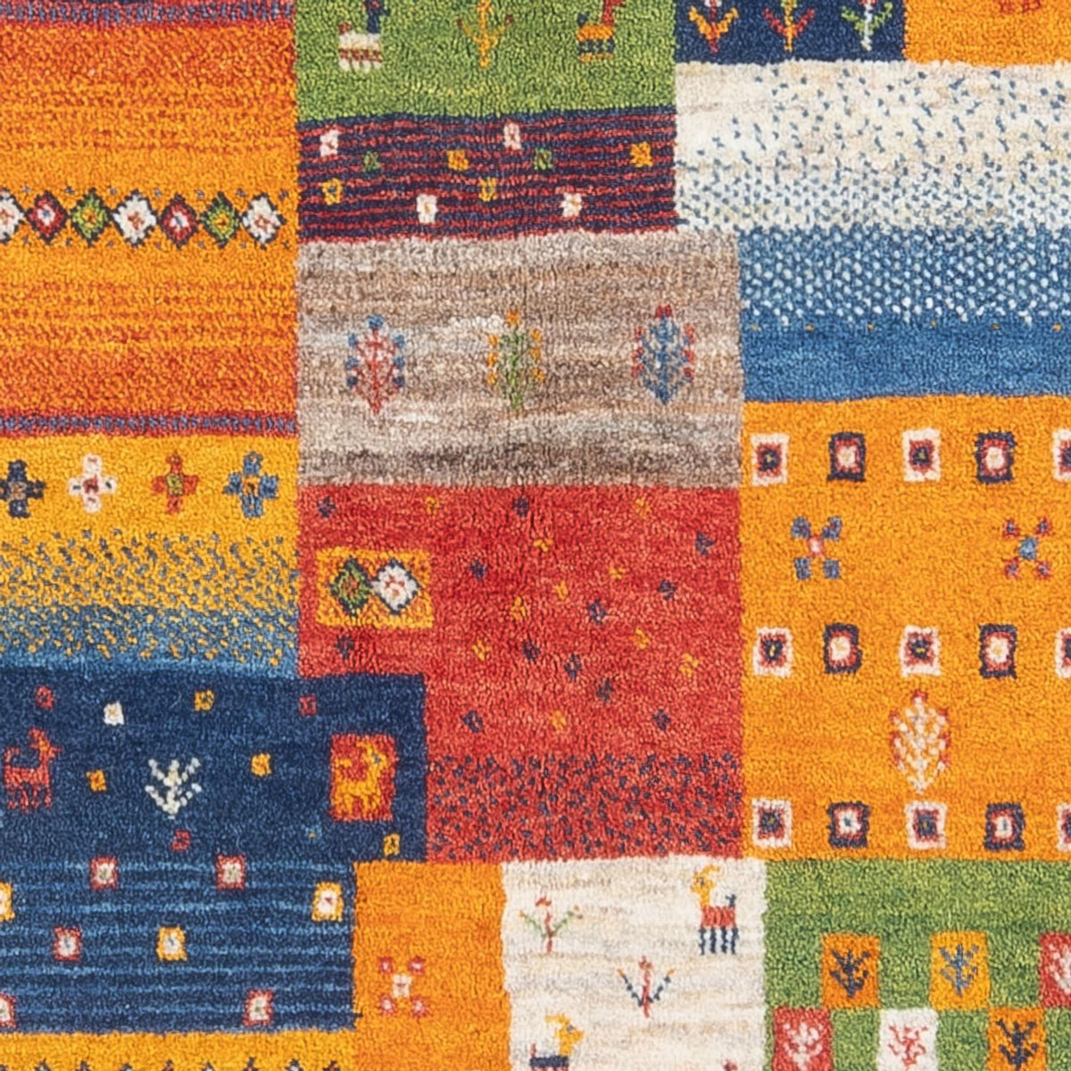 Tappeto Gabbeh - Loribaft Persero - 184 x 124 cm - multicolore