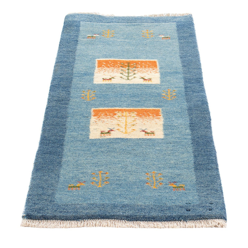 Tappeto corsia Tappeto Gabbeh - Persero - 148 x 50 cm - multicolore