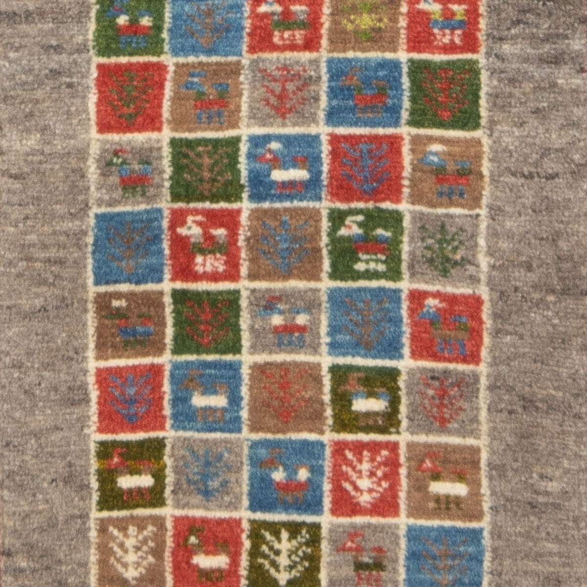 Tappeto corsia Tappeto Gabbeh - Persero - 150 x 51 cm - multicolore
