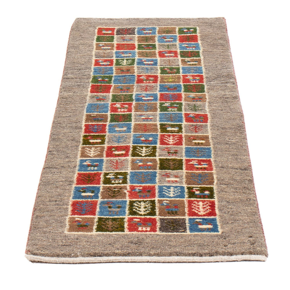 Tappeto corsia Tappeto Gabbeh - Persero - 150 x 51 cm - multicolore