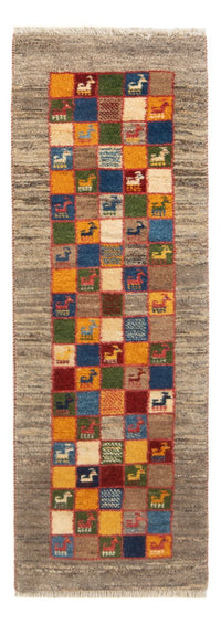 Tappeto corsia Tappeto Gabbeh - Persero - 145 x 46 cm - multicolore