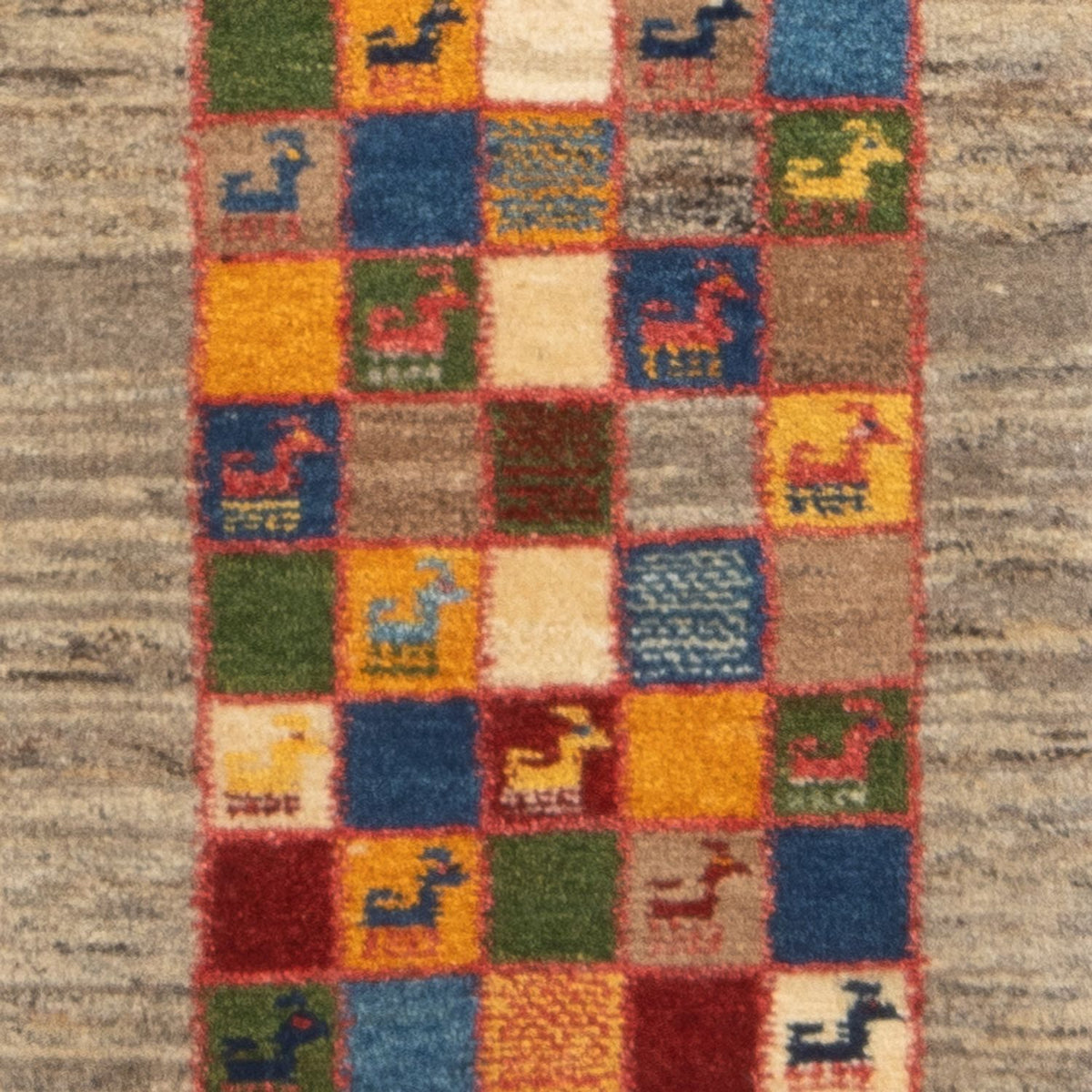 Tappeto corsia Tappeto Gabbeh - Persero - 145 x 46 cm - multicolore