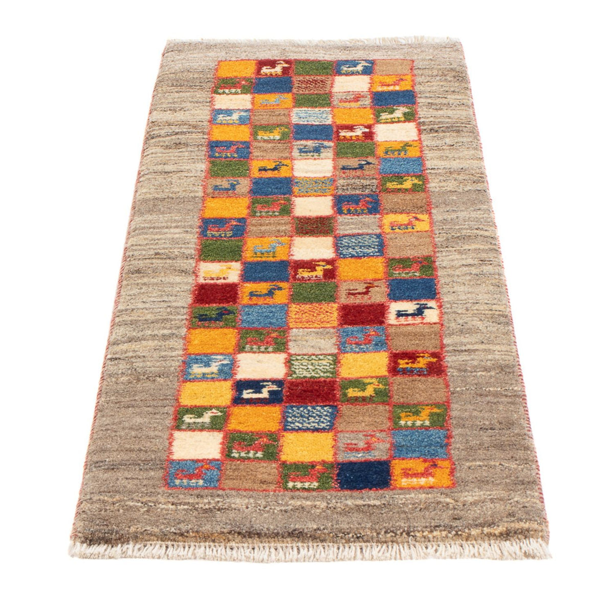 Tappeto corsia Tappeto Gabbeh - Persero - 145 x 46 cm - multicolore