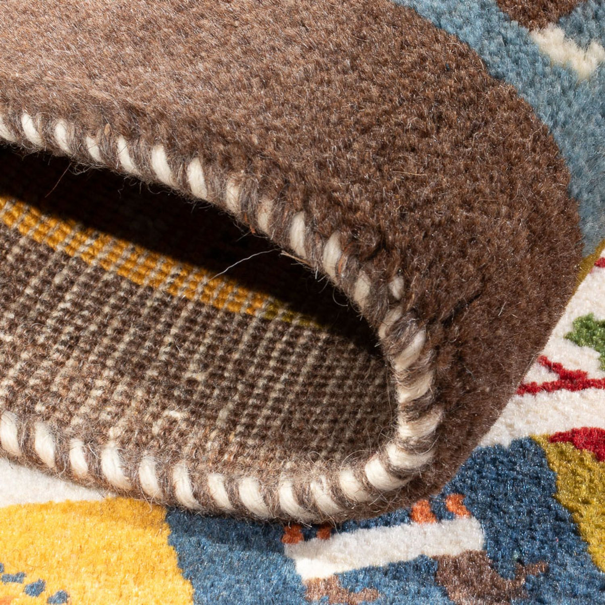 Tappeto Gabbeh - Persero - 90 x 63 cm - multicolore
