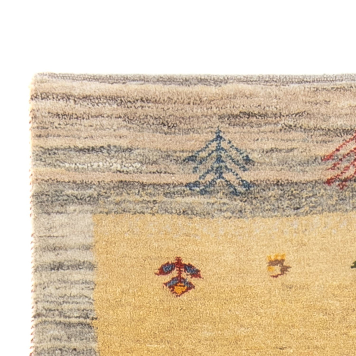 Tappeto corsia Tappeto Gabbeh - Persero - 190 x 77 cm - multicolore