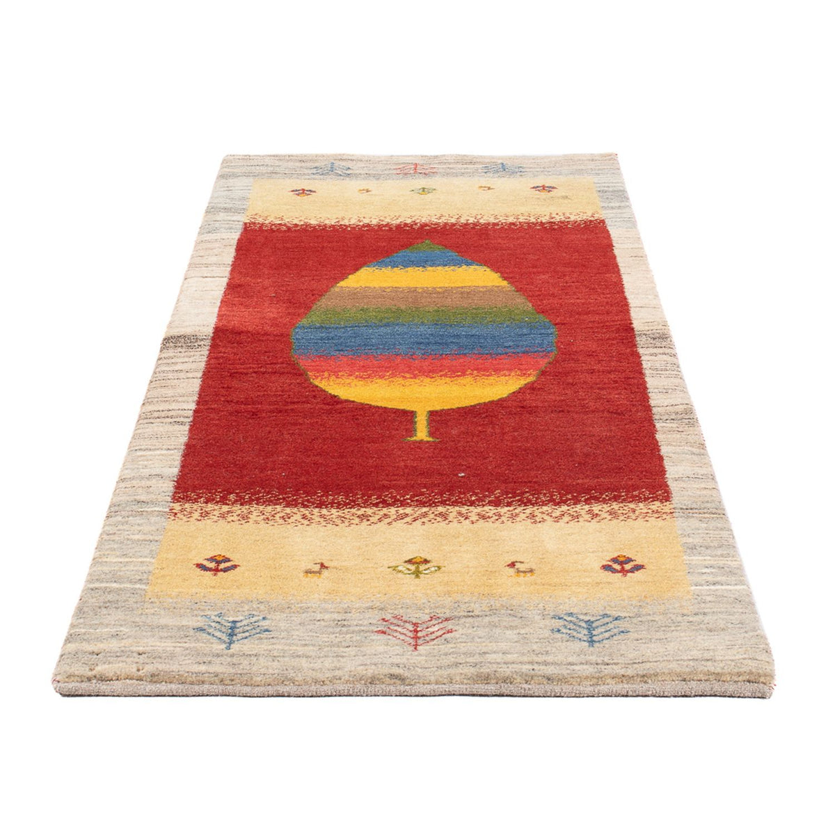 Tappeto corsia Tappeto Gabbeh - Persero - 190 x 77 cm - multicolore