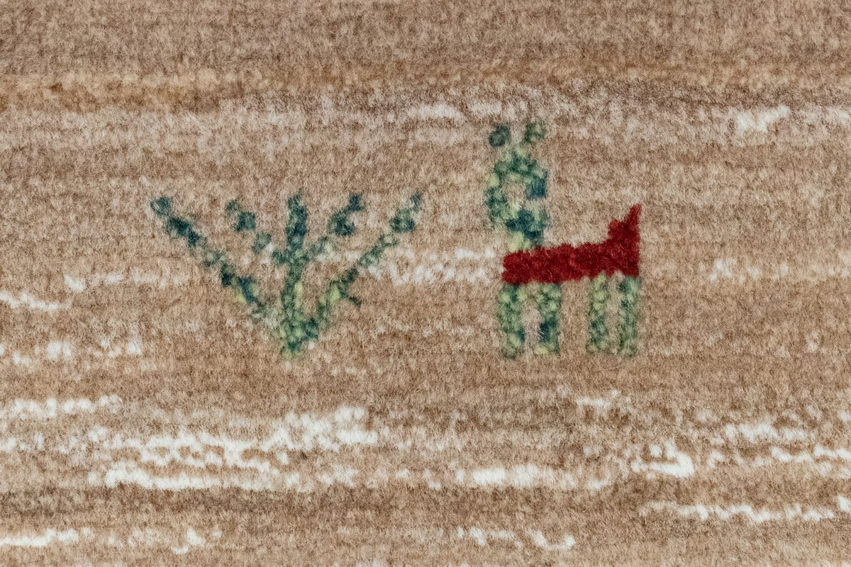 Tappeto Gabbeh - Persero - 60 x 40 cm - marrone