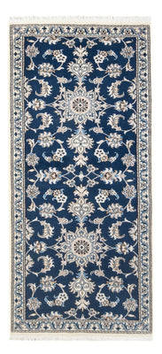 Tappeto corsia Tappeto Persero - Nain - 200 x 79 cm - blu mare