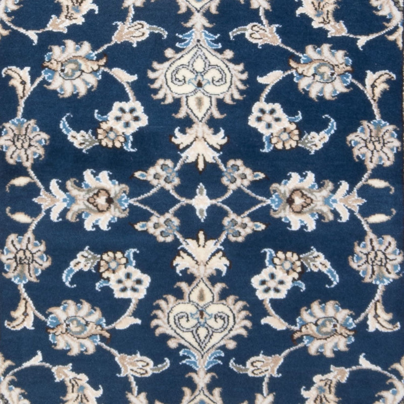 Tappeto corsia Tappeto Persero - Nain - 200 x 79 cm - blu mare