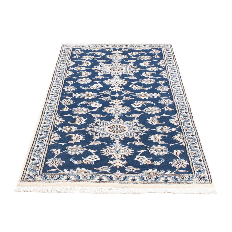 Tappeto corsia Tappeto Persero - Nain - 200 x 79 cm - blu mare