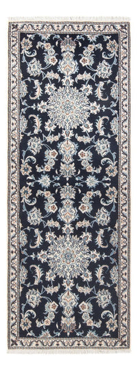 Tappeto corsia Tappeto Persero - Nain - 210 x 79 cm - blu scuro