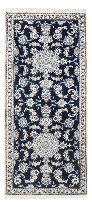 Tappeto corsia Tappeto Persero - Nain - 197 x 77 cm - blu scuro