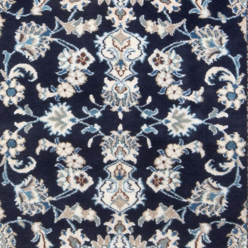 Tappeto corsia Tappeto Persero - Nain - 197 x 77 cm - blu scuro
