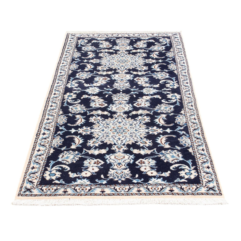 Tappeto corsia Tappeto Persero - Nain - 197 x 77 cm - blu scuro