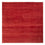 Tappeto Gabbeh - Persero quadrato  - 210 x 210 cm - rosso