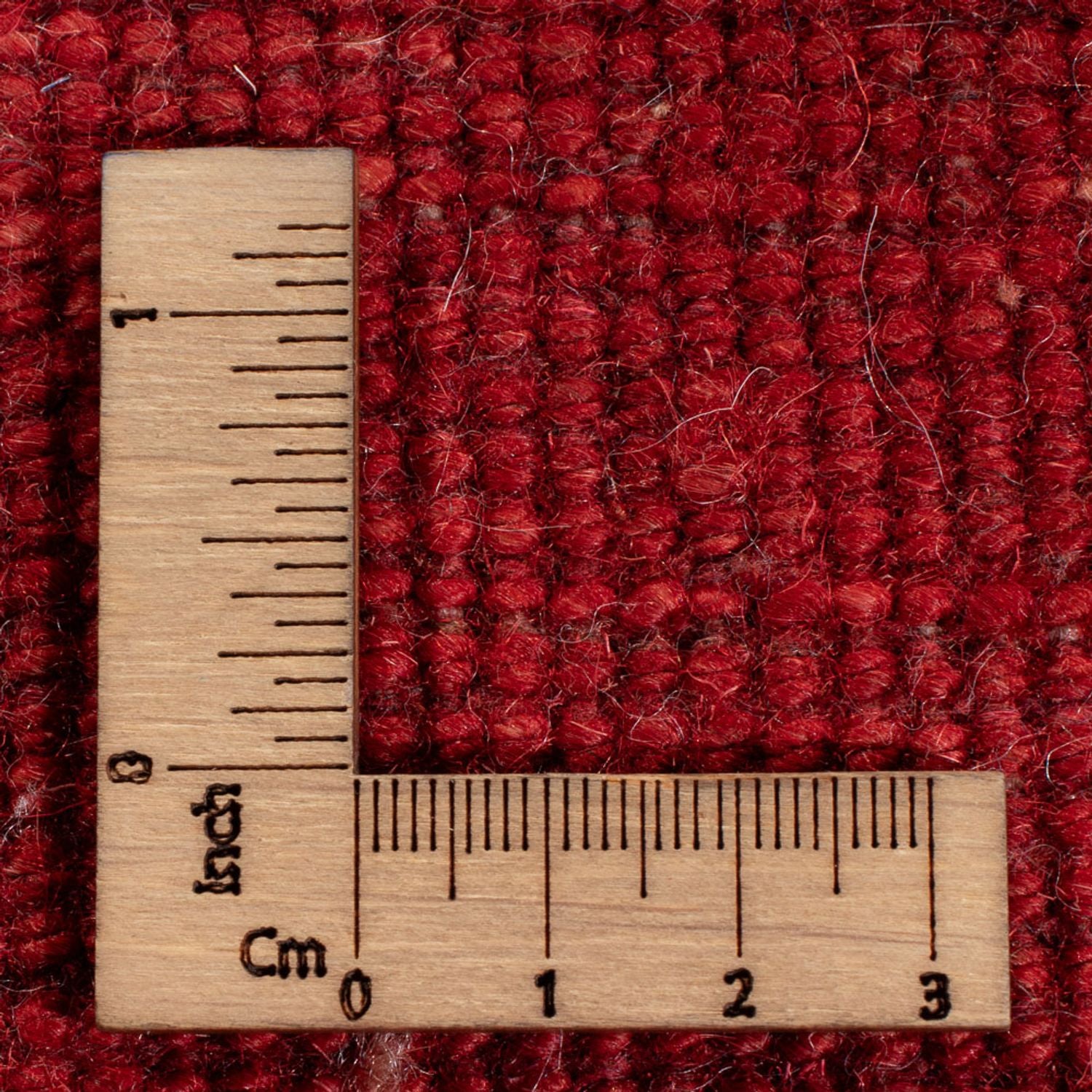 Tappeto Gabbeh - Persero quadrato  - 210 x 210 cm - rosso