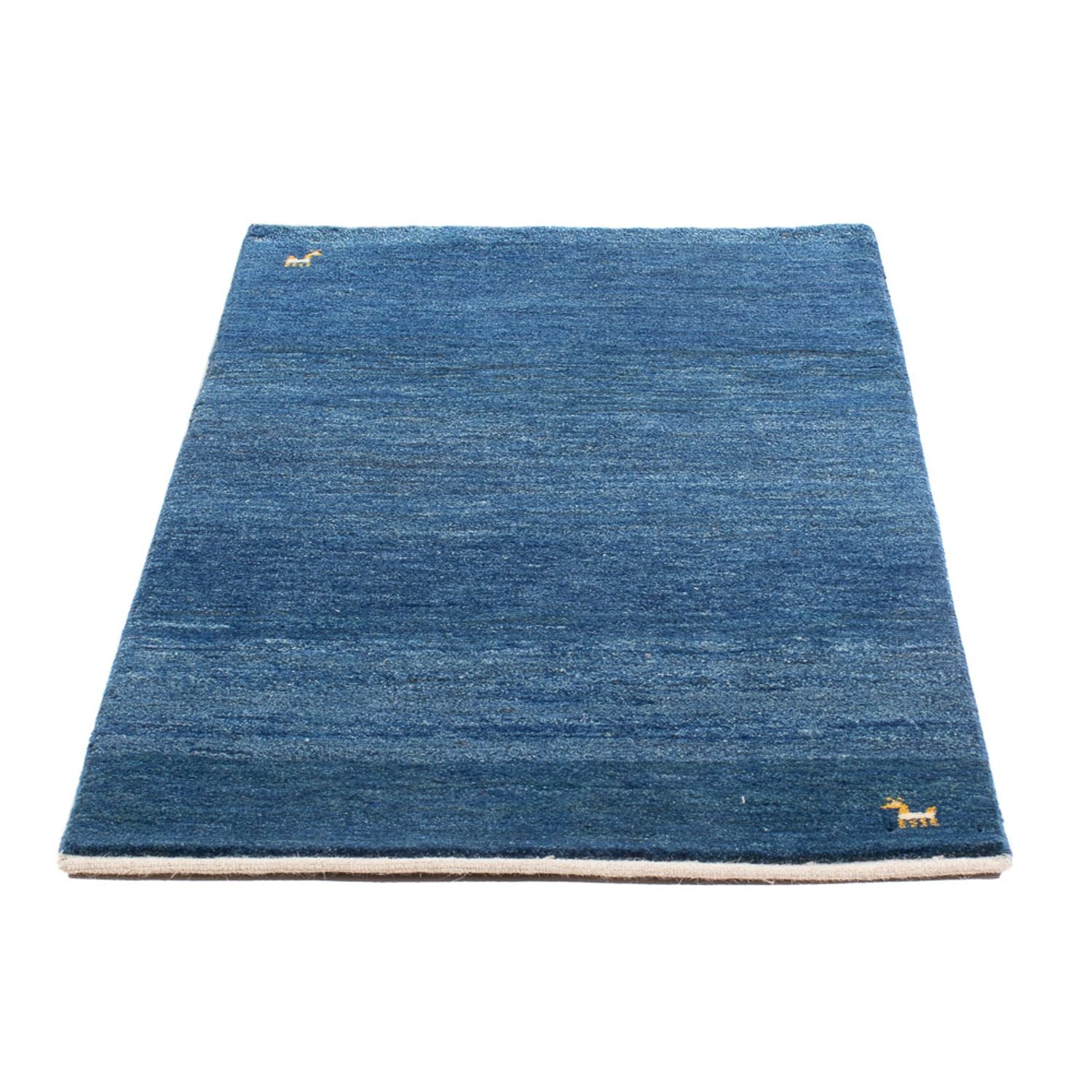 Tappeto Gabbeh - Persero - 140 x 72 cm - blu mare