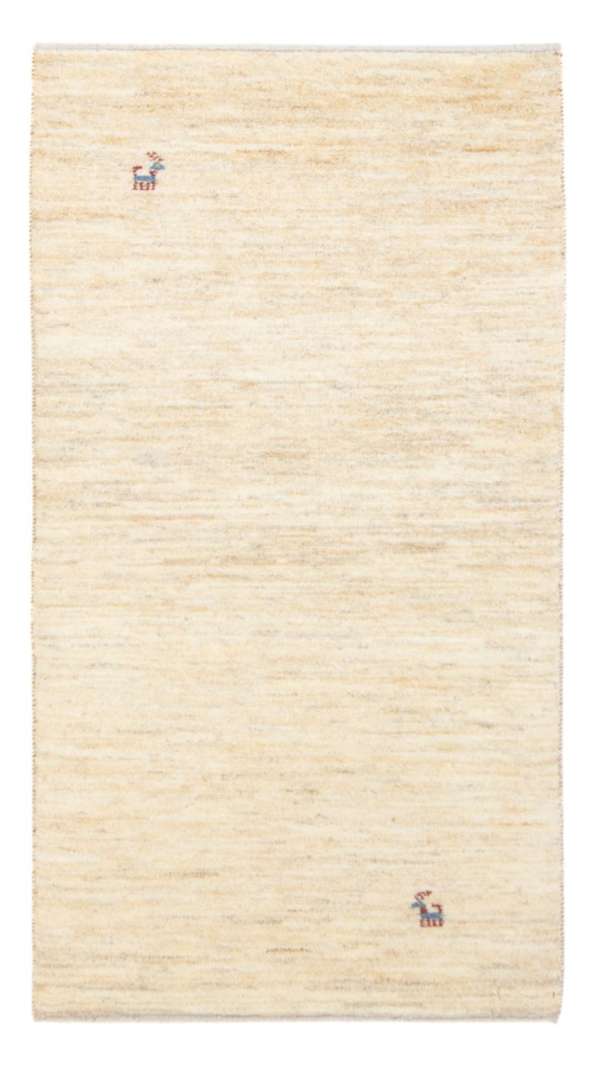 Tappeto Gabbeh - Persero - 139 x 71 cm - beige chiaro