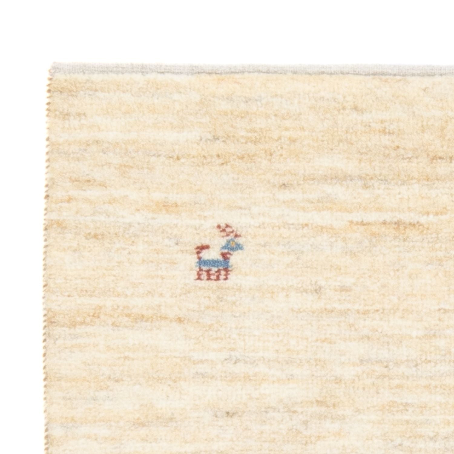 Tappeto Gabbeh - Persero - 139 x 71 cm - beige chiaro