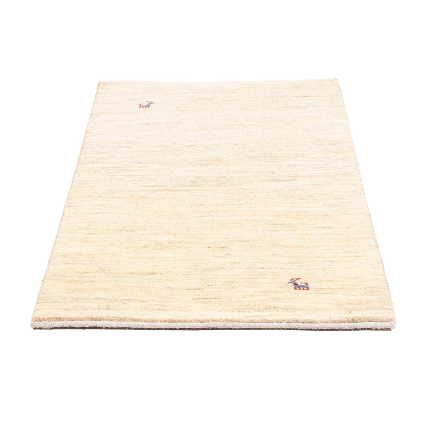 Tappeto Gabbeh - Persero - 139 x 71 cm - beige chiaro