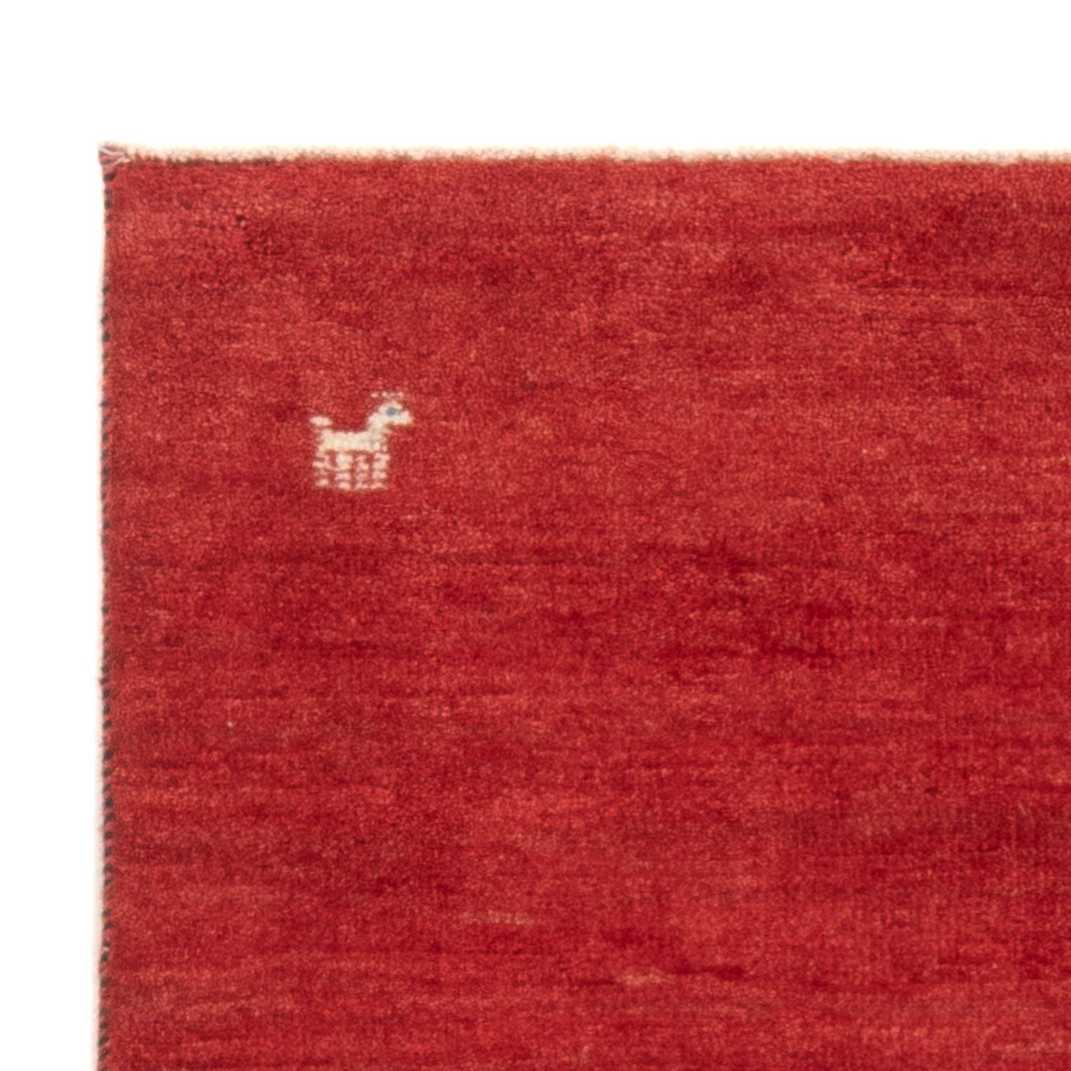Tappeto Gabbeh - Persero - 139 x 73 cm - rosso