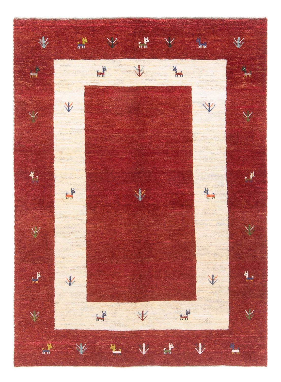 Tappeto Gabbeh - Persero - 175 x 122 cm - multicolore