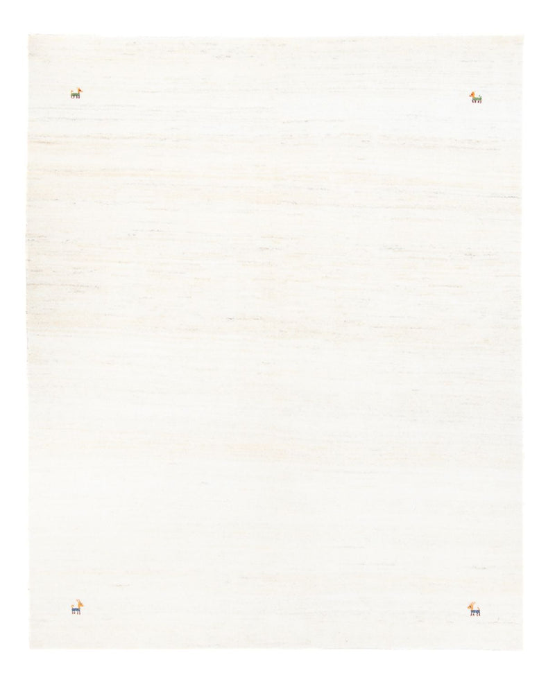 Tappeto Gabbeh - Persero - 193 x 153 cm - bianco