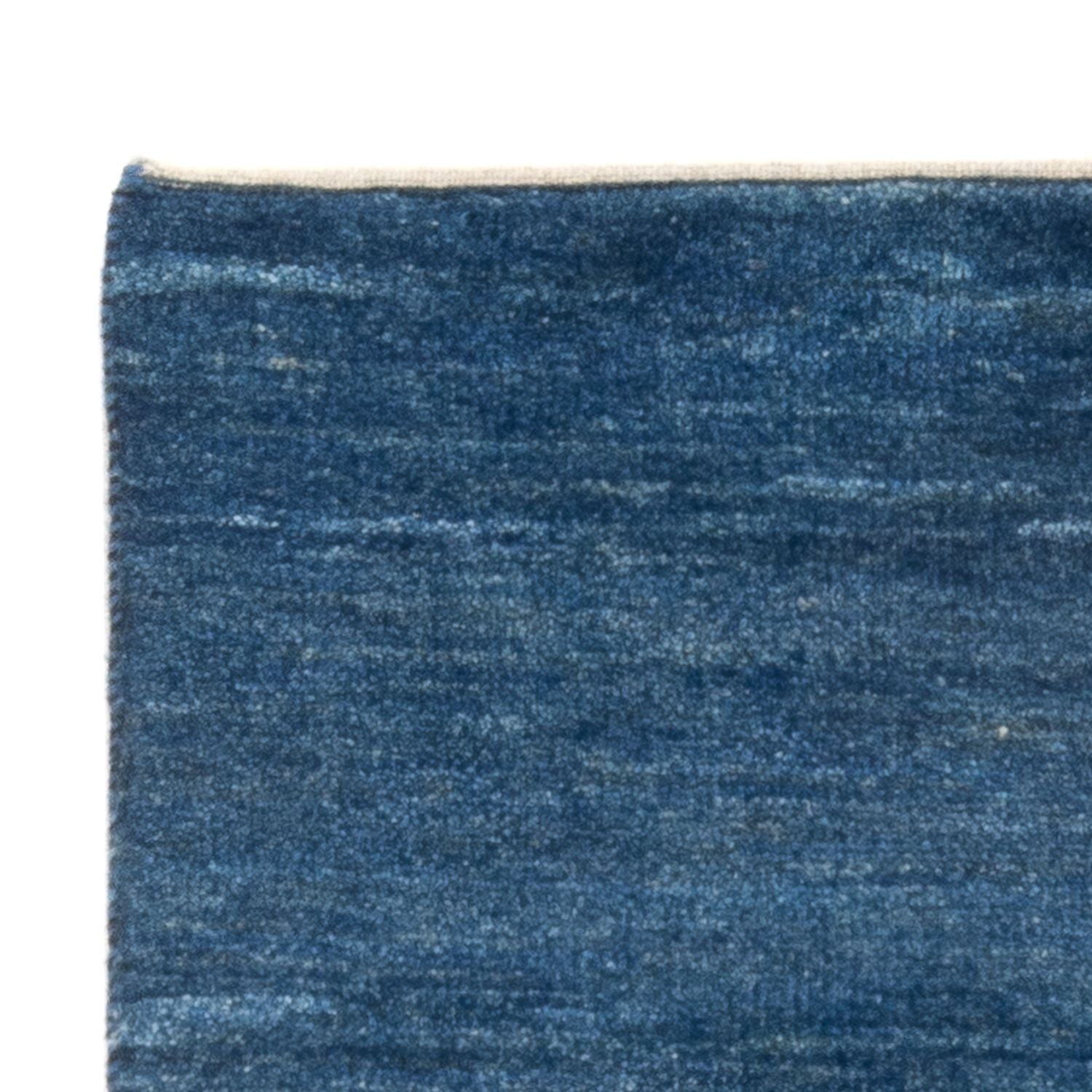 Tappeto Gabbeh - Persero - 135 x 69 cm - blu mare