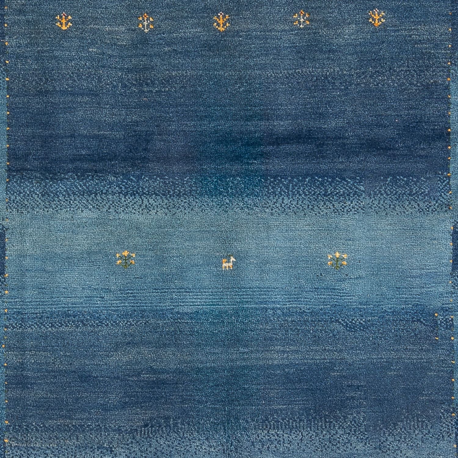 Tappeto Gabbeh - Persero - 264 x 175 cm - blu mare