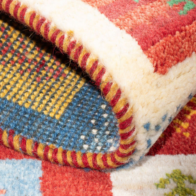 Tappeto Gabbeh - Persero - 87 x 61 cm - multicolore
