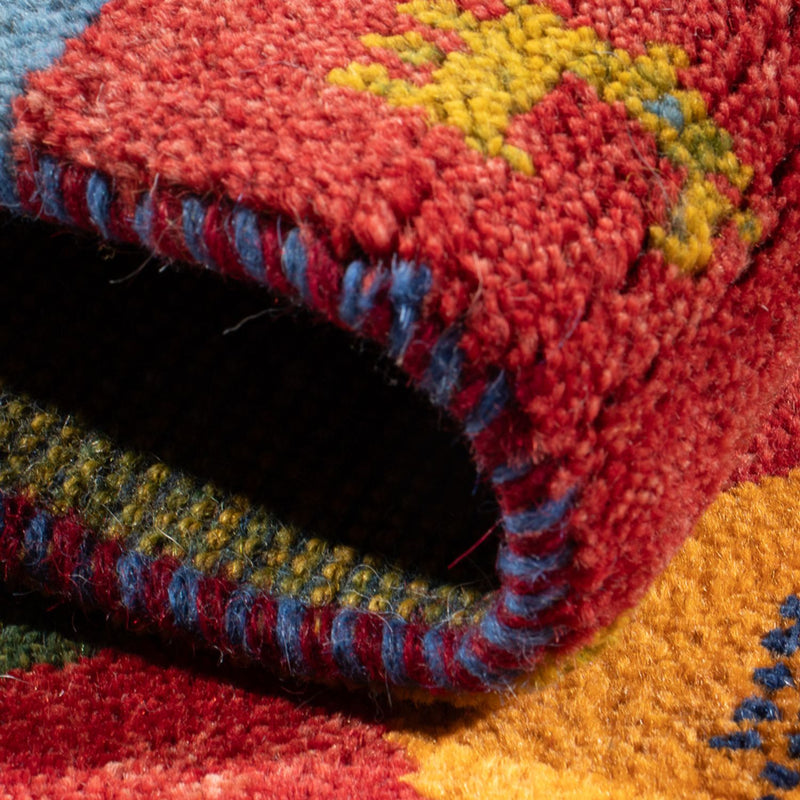 Tappeto Gabbeh - Persero - 90 x 63 cm - multicolore